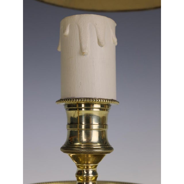 Antique 19th Century French Brass and Tôle Bouillotte Desk Lamp, 1900 For Sale - Image 13 of 18