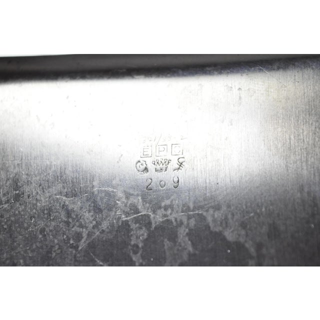 Vintage Sheffield English Victorian Silver Plated Silent Butler Crumb Catcher For Sale - Image 13 of 14