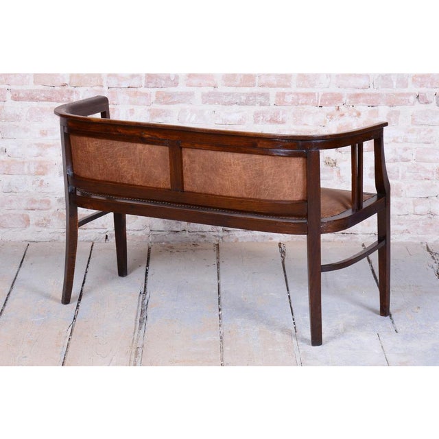 Art Deco Seating Set in Beech, Czech, 1920s, Set of 3 For Sale - Image 13 of 18