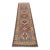 Kazak Runner 2’9” X 9’6” Blue Wool Tribal Hand-Knotted Oriental Rug For Sale