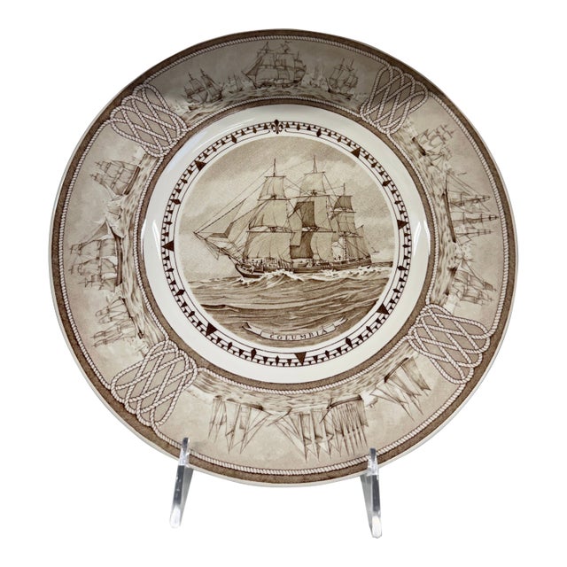 Vintage Wedgewood American Sailing Ship Plates For Sale
