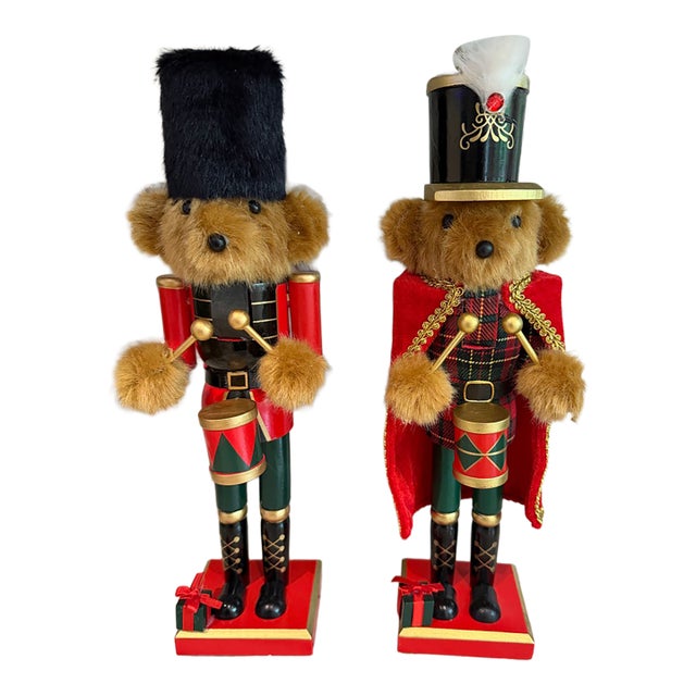 Teddy Nutcracker, Pair For Sale