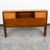 1970s Mid Century Modern Headboard Bed Frame Full Size Cane Doors Walnut Vintage MCM For Sale - Image 5 of 11