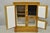 Antique Rh Macy Co Victorian Oak Wood 3 Door Ice Box Vintage Refrigerator Chest For Sale - Image 12 of 18