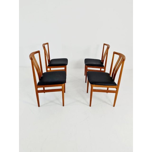 Mid-Century Danish Teak Dining Chairs by Henning Sørensen, 1960s, Set of 4 For Sale - Image 3 of 11