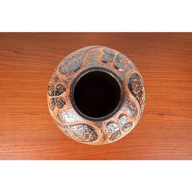 Mid-Century Modern Danish Studio Pottery Mushroom Vase in Stoneware by Haico Nitzsche for Søholm, 1960s, in Very Good...