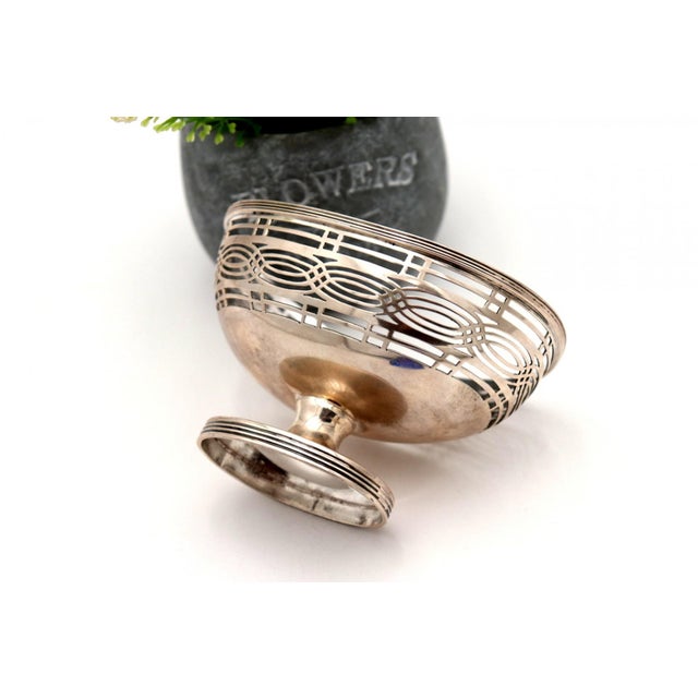 Oval Silver Candy Box For Sale - Image 3 of 7