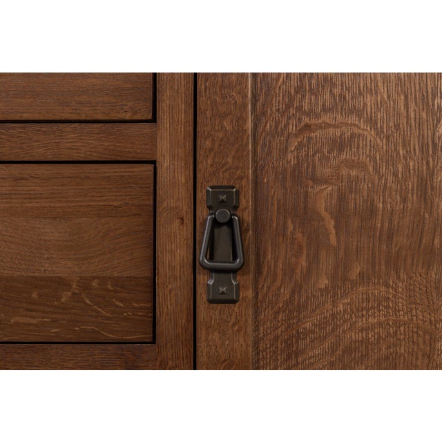 Wood Mission Turner Sideboard With 3 Drawers and 2 Doors - Walnut (Aw) - 58" For Sale - Image 7 of 10