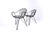 Metal Vintage German Wire Chairs from Mauser Werke Waldeck, 1950s, Set of 2 For Sale - Image 7 of 18