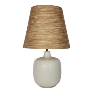Vintage Lotte and Gunnar Bostlund Table Lamp With Original Shade