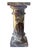 Vintage Neoclassical Rosso Levanto Marble Column Pedestal For Sale