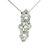 Art Deco Art Deco Platinum Diamond Filigree Pendant Necklace, Circa 1925 For Sale - Image 3 of 9