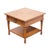 DREXEL FURNITURE Solid Pecan Italian Mediterranean Style 26" Square Accent End Table w. Bookmatched Top 21.5" High 26.5"...