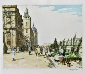 Tavik Frantisek Simon, Quai aux Fleurs, 1922
