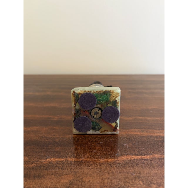 Grand Tour Style Classical Figure in Brass on Marble Base, Neoclassical Sculpture For Sale - Image 9 of 10