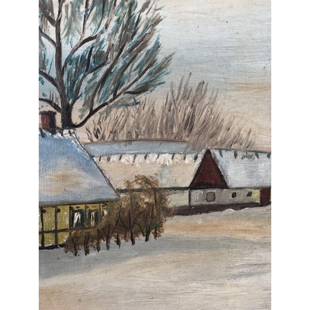 Rustic Landscape Composition, 1960s, Oil Painting on Canvas, Framed For Sale - Image 3 of 13