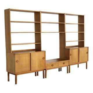 Vintage Swedish Wall Unit, 1960s For Sale