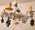 Vintage Hand-Forged Sheet Metal Five-Light Chandelier, 1950s For Sale - Image 4 of 18