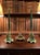 Pair of Vintage Whimsical Ceramic and Bronze Patinated Metal Musical Frog Candle Holders For Sale - Image 10 of 12