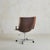 1960s French Plexiglass Desk Chair with Leather Cushion Attributed Apelbaum, 1960s For Sale - Image 5 of 11