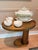 English Vintage Green & Yellow Floral Faience Soup Tureen With Underplate and Ladle For Sale - Image 3 of 5