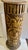 A very nice antique circa 1840 from France ornate front wooden column / pedestal with a fluted backside. He of highlights....