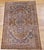 A beautifully crafted mid-20th century Turkish silk area rug of quiet luxury and refinement, featuring a delicate floral...