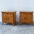 Brown Mid-Century Bedside Cabinets with Compass Legs, 1950s, Set of 2 For Sale - Image 8 of 13
