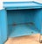 Metal Vintage Industrial Blue Steel Rolling Cart Cabinet For Sale - Image 7 of 15