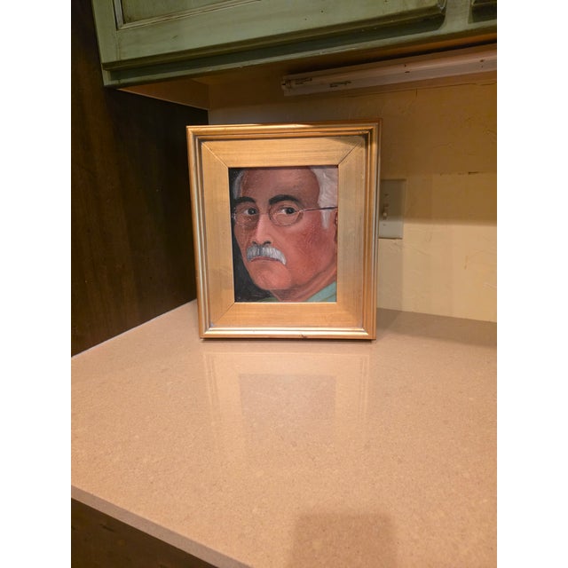 Vintage Artist Self Portrait by Augusto Brocca For Sale - Image 4 of 7