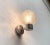 Vintage Space Age Glass and Metal Wall Lamp Sconce, 1970s, Set of 2 For Sale - Image 18 of 18