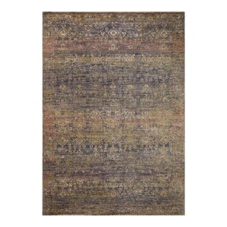 Jean Stoffer x Loloi Bradbury Ink / Multi 11'-6" x 15'-6" Area Rug For Sale