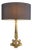 French Empire Style Brass Table Lamp, 1950s For Sale
