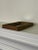 Small Mid Century Traditional Green and Gold Small Table Top Mirror For Sale - Image 9 of 9