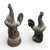 1980s Vintage Cast Lead Rooster Garden Statues - A Pair For Sale - Image 5 of 7