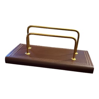 Leather Desk Organizer For Sale
