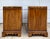 Brown Pair of Fruit Wood Burled Nightstands For Sale - Image 8 of 18