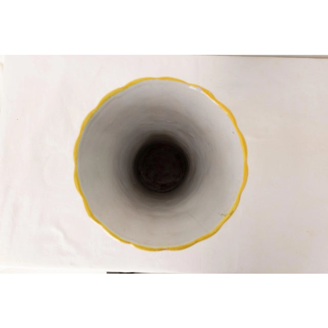 French Art Nouveau Vase with Vegetal Patterns from Rouen, 1900 For Sale - Image 6 of 8