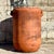 Ceramic Vintage Boho Chevron Stripe Terra Cotta Planter For Sale - Image 7 of 12