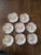 Antique White Eight Early 19th Century Mason's Persiana Pattern Bread Plates For Sale - Image 8 of 9