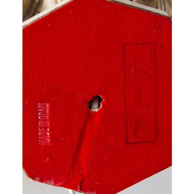 Wood Spanish Table Lamps in Carved and Lacquered Wood, 1980s, Set of 2 For Sale - Image 7 of 10