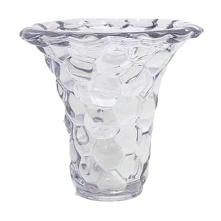 French Crystal Vase from P.D'Avesn, 1940s For Sale