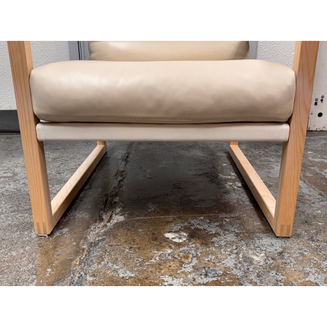 Eq3 Chiara Lounge Leather Chair For Sale - Image 9 of 12