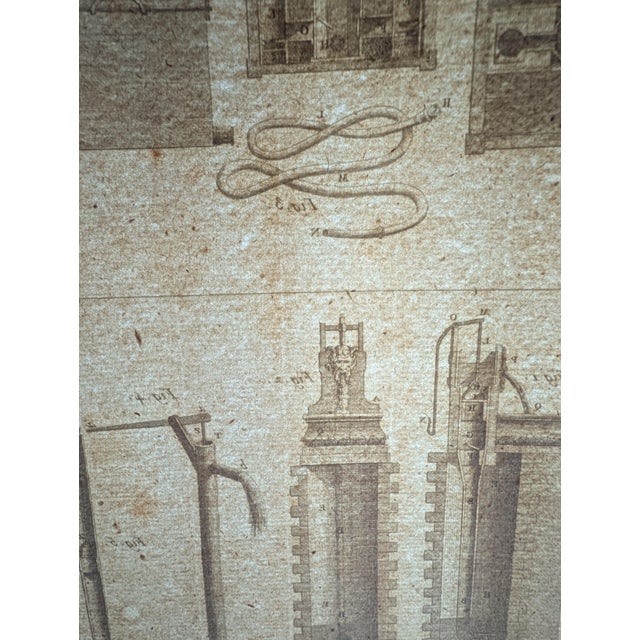 Antique Engraving, c.1770 — Fire Pump & Hand Pumps, R. Bénard (1734–1777) For Sale In Detroit - Image 6 of 7