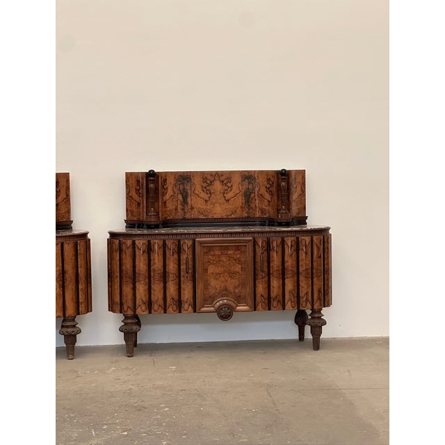 Wood Vintage Art Deco Sideboard, 1940s For Sale - Image 7 of 7