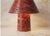 Stone Modern Red Travertine Minimal Design Table Lamp For Sale - Image 7 of 7