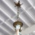 Chandelier in Iron, Brass and Lacquered Wood, 20th Century For Sale - Image 4 of 13