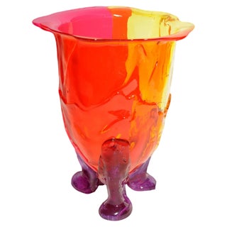 Clear Yellow, Clear Orange, Matt Fuchsia and Clear Lilac Amazonia Vase by Gaetano Pesce for Fish Design For Sale