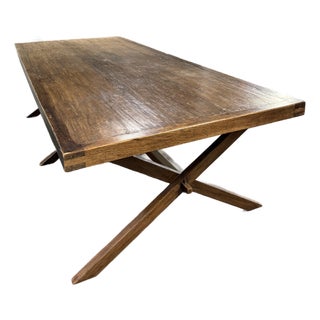 Late 19th Century Large Spanish Colonial Dining Table For Sale