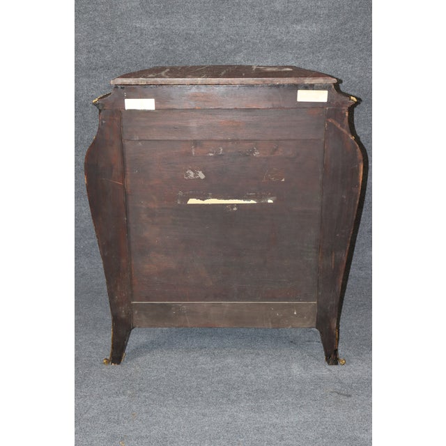19th C French Louis XV Style Ormolu Mounted Marble Top Cabinet by Droward For Sale In Philadelphia - Image 6 of 17